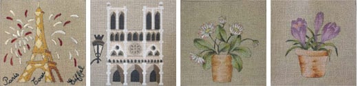 Tapisserie au point miniatures