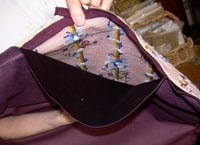 Leave a pocket open to stuff your cushion.