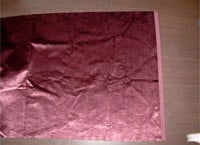 Desin with piping sewn in place.